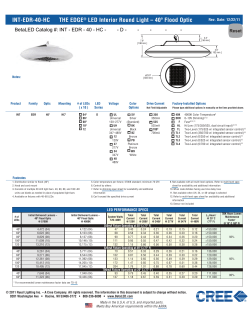led interior round light spec sheet