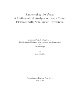 Empowering the Voter: A Mathematical Analysis of