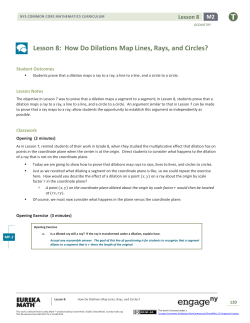 Geometry Module 2, Topic B, Lesson 8: Teacher Version