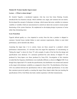 Selecting the Orthogonal Array