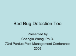 Evaluation of Two Least Toxic Bed Bug Management Strategies in