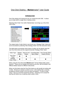 The New 1 Click Ticket