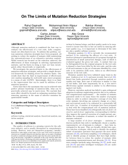 On The Limits of Mutation Reduction Strategies