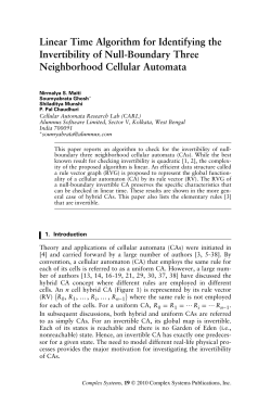 Linear Time Algorithm for Identifying the
