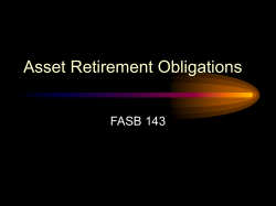 Impairment of Assets, Asset Retirement Obligations