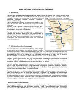nama khoi- watersituation: an overview