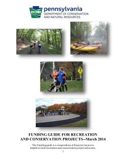 CFA, Marcellus Legacy Fund - Watershed Restoration