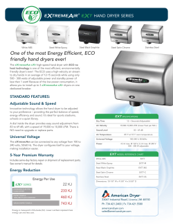 One of the most Energy Efficient, ECO friendly