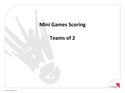 Teams of 2 - Badminton England