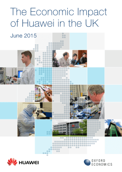 The Economic Impact of Huawei in the UK