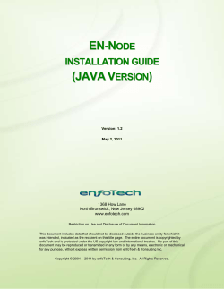 4 EN-Node System Installation Instructions - CCAMP