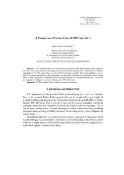 A Comparison of Various Types of TNC Controllers