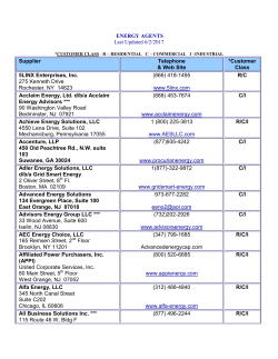 energy agents - State of New Jersey