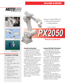 Three-roll or Lemma wrist SOLUTIONS IN MOTION