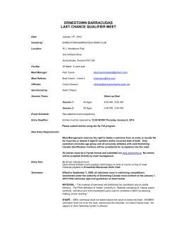 Meet Management reserves the right to delete a