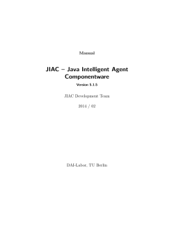 JIAC &ndash; Java Intelligent Agent Componentware