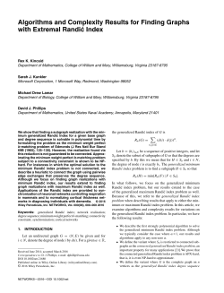 Algorithms and complexity results for finding graphs with extremal