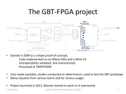 The_GBT-FPGA_project