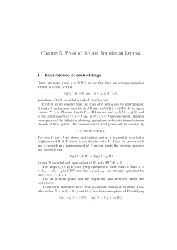 Chapter 5. Proof of the Arc Translation Lemma