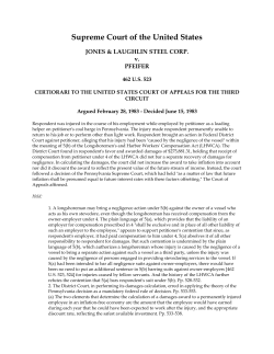 United States Supreme Court remands The Pennsylvania Rule