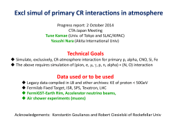 g Production in CR ISM Interaction