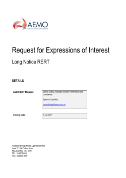 Expression of Interest for Long Notice RERT