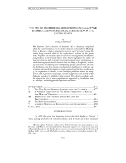 the end of another era: reflections on daimler and its implications