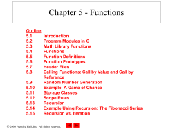 C Functions