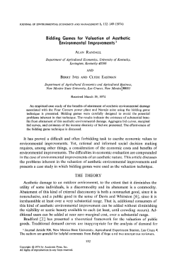 Bidding Games for Valuation of Aesthetic Environmental