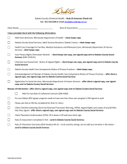 Rule 25 Assessment Packet