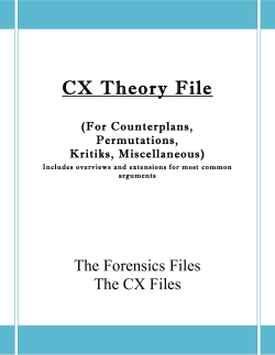 CX Theory File