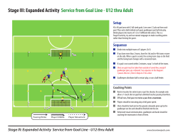 Stage III: Expanded Activity Service from Goal Line