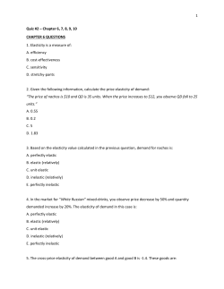 1 Quiz #2 &ndash; Chapter 6, 7, 8, 9, 10 CHAPTER 6 QUESTIONS 1