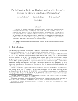 Partial Spectral Projected Gradient Method with Active
