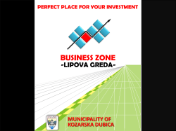 TO THE ZONES UTILITY INFRASTRUCTURE