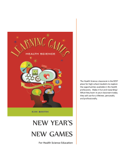 new year`s new games - Office of Superintendent of Public Instruction