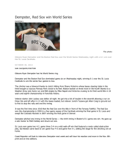 Dempster, Red Sox win World Series