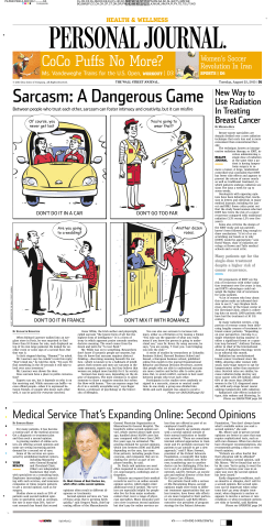 Sarcasm: A Dangerous Game