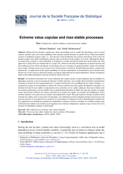 Extreme value copulas and max