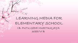 learning media for elementary school