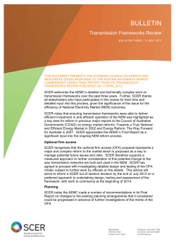 Standing Council on Energy and Resources Bulletin No. 3