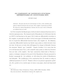 ON COMPLEXITY OF CONTINUOUS FUNCTIONS