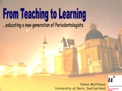 From Teaching to Learning