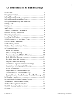 An Introduction to Ball Bearings