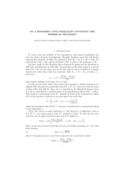 ON A BONNESEN TYPE INEQUALITY INVOLVING THE