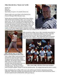 Mike Marcely hits a &ldquo;home run&rdquo; in life Strike one. Ball one. Strike two