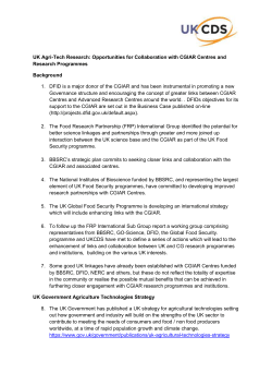 CGIAR Collaboration