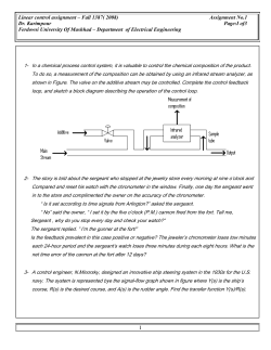 Assignment #1