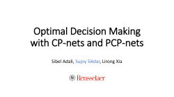Optimal Decision Making with CP-nets and PCP-nets