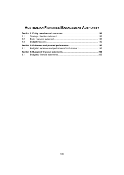 PORTFOLIO - Department of Agriculture and Water Resources